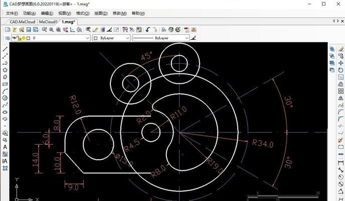 掌握CAD中6种实用准确画弧法，轻松绘制精美弧线（CAD弧线绘制技巧，快速提升设计效率）