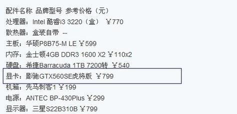 查看电脑型号及配置的方法（轻松了解电脑配置）