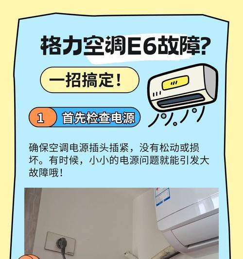 中央格力空调E6故障原因及解决方法（解决中央格力空调E6故障的有效方法）