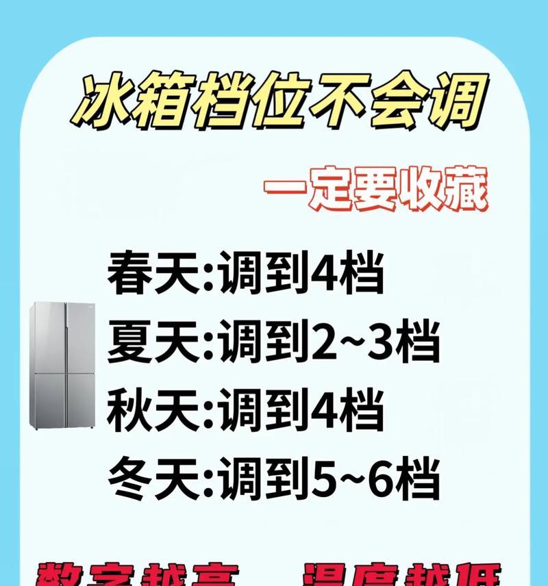 冰箱档位调节标准是什么？如何正确设置冰箱温度档位？