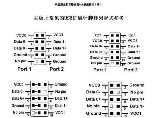 联想机箱电源开关针脚位置识别指南